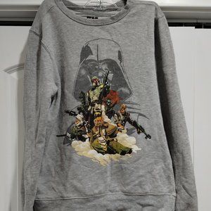 Boba Fett Star Wars Gray Pullover Sweater Sweatshirt
